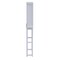 Alaterre Furniture Dorset Bath Over the Toilet Space Saver Storage with Open Upper Shelves ANVA7275WH - alternate 3